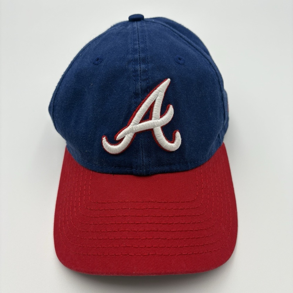 New Era 9TWENTY Atlanta Braves Cooperstown Collection Adjustable Hat Cap Blue
